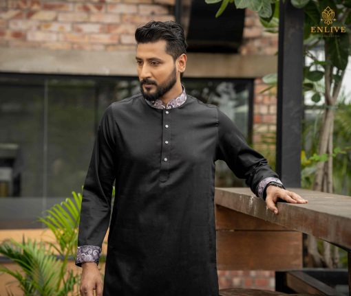 Black Contrast Punjabi - Image 2